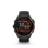 Garmin fēnix  8 – 47 mm AMOLED Slate Grey met zwarte siliconen band 5
